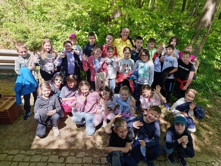 Obisk učencev v Čebelarskem domu Poljčane